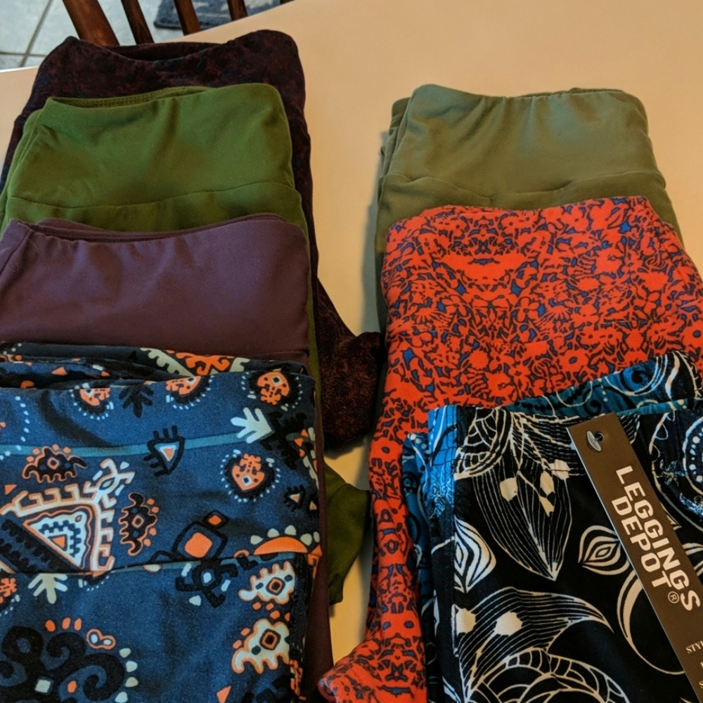 Leggings  6 lularoe 1 leggings depot. Variety